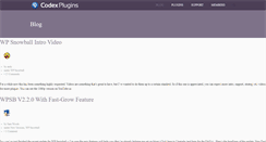 Desktop Screenshot of codexplugins.com